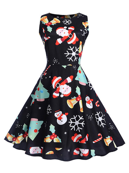 1950s Vintage Floral Short Sleeve Pleated Swing Dress – killreal